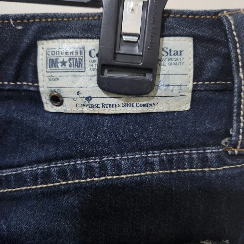 Converse Denim Skirt Dark Wash Size 4 - Picture 4 of 6